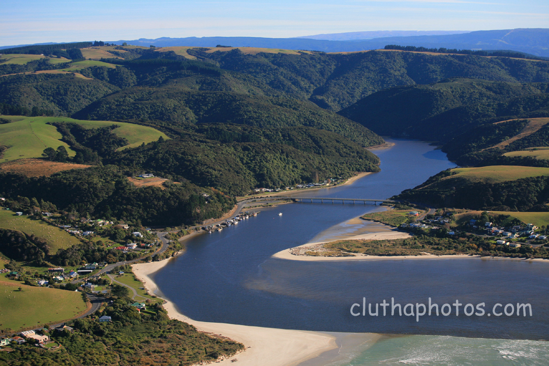 Aerial photo,South Otago,Taieri Mouth