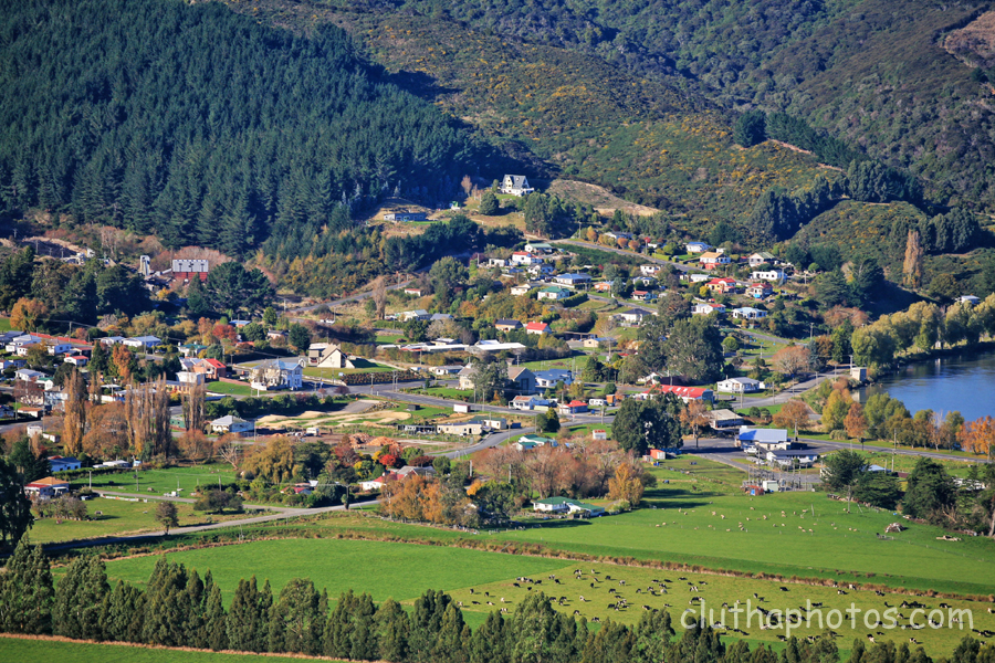 Kaitangata,South Otago,aerial