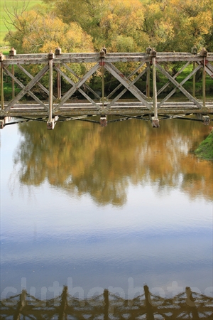 Old rail bridge,Conical Hill,West Otago,Pomahaka River